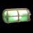 Green Industrial Wall Light